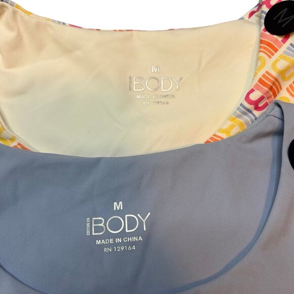Cotton On Body 2-Pack Crop Vestlette Tops M NWT Eco Athleisure Duo - Picture 4 of 9